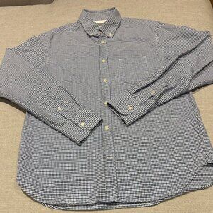 Men's Blue Checkered Shirt